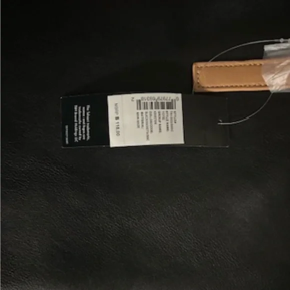 Tahari Black and Tan Two-Tone Leather Tote - Picture 2 of 2